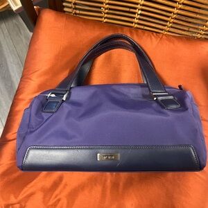 Tumi nylon bag purple